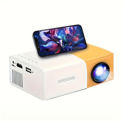 Portable Projector,Mini Projector, Outdoor Projector, Movie, Home Theate,60-110 Inch Image TV Projector, Watch Anywhere Compatible with HDTV, USB, AV, Smartphone, Pad, TV Box, US Plug